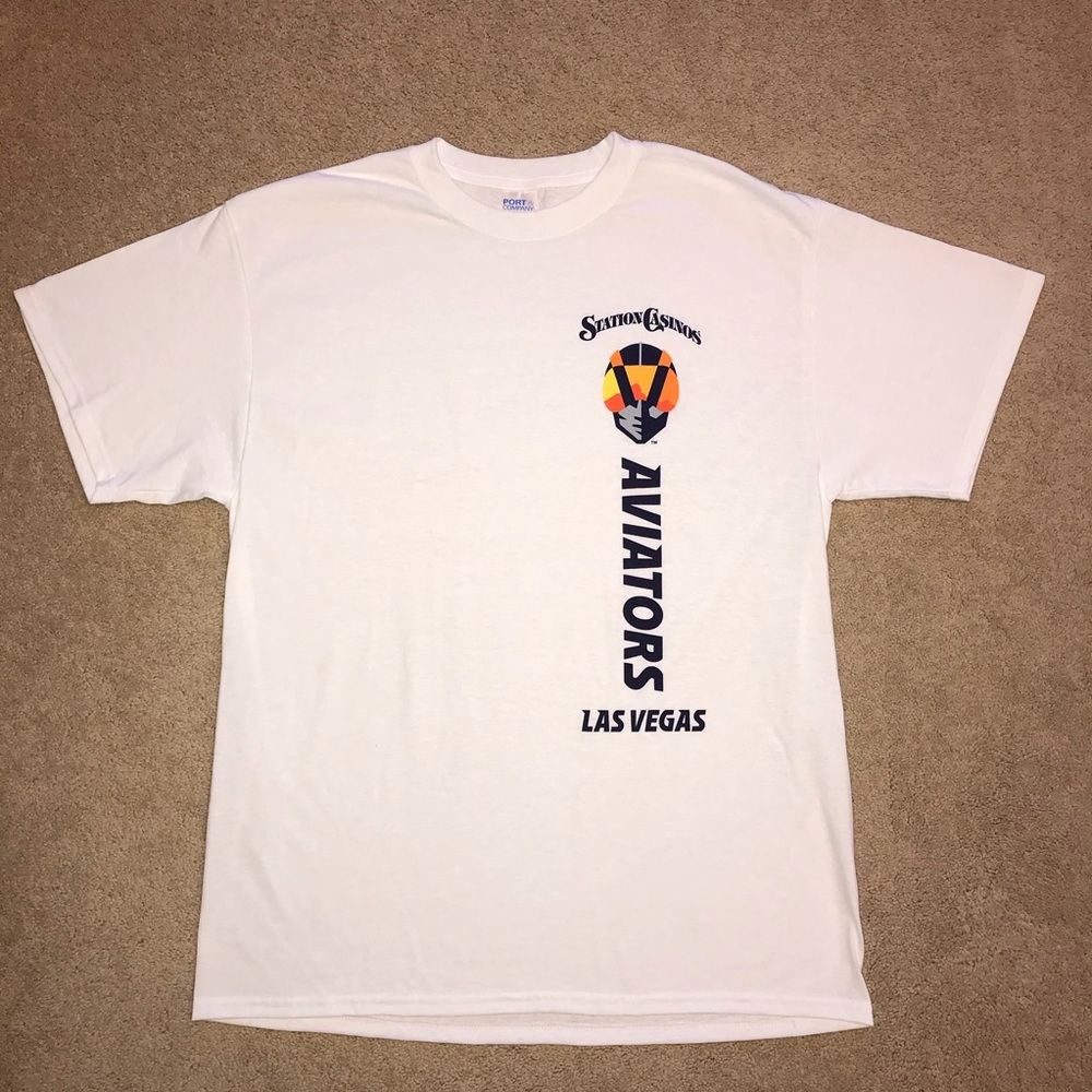 Las Vegas Aviators White T-Shirt Station Casinos